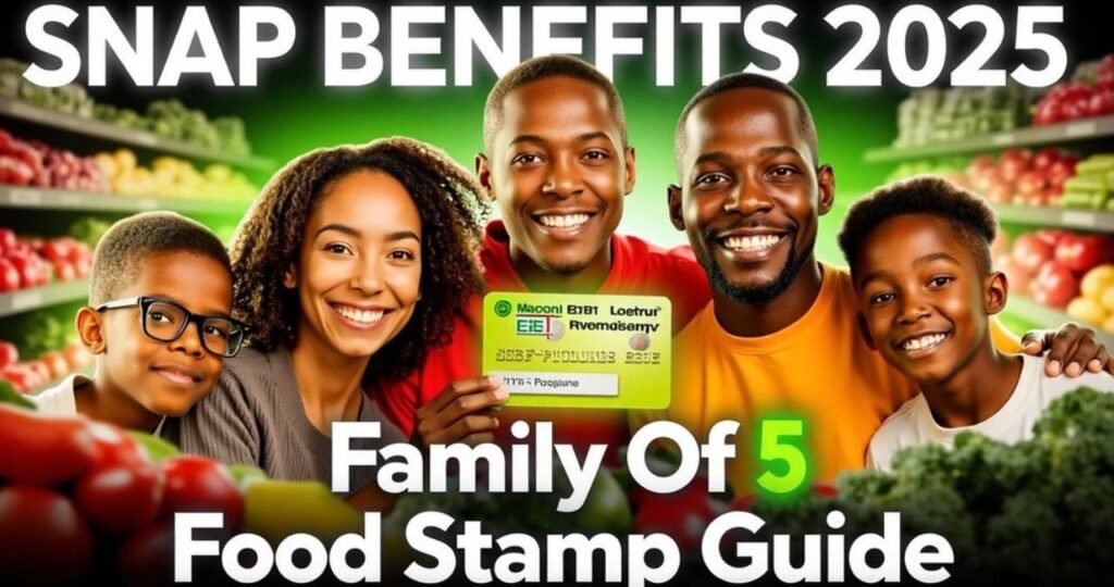 SNAP Benefits 2025 How Much Can a Family of 5 Get in Food Stamps