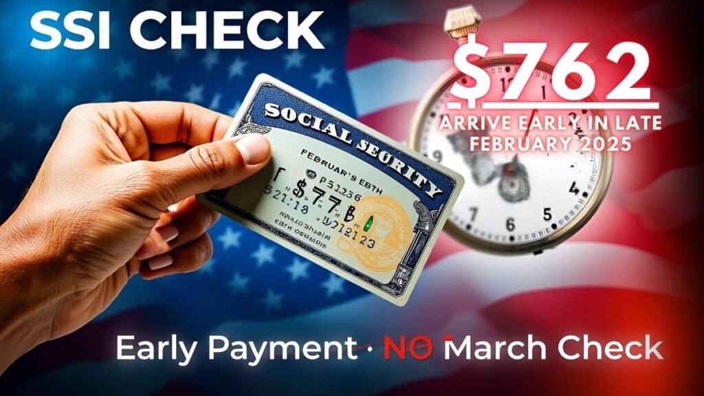 SSI Payment of $762 to Arrive Early in Late February 2025 – No March Payment!