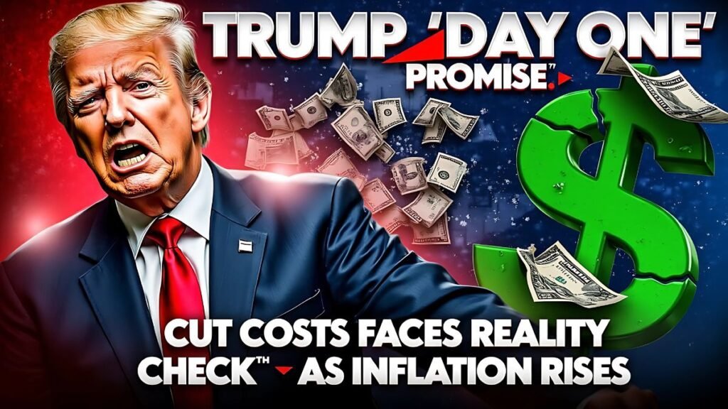 Trump’s ‘Day One’ Promise to Cut Costs Faces Reality Check as Inflation Rises